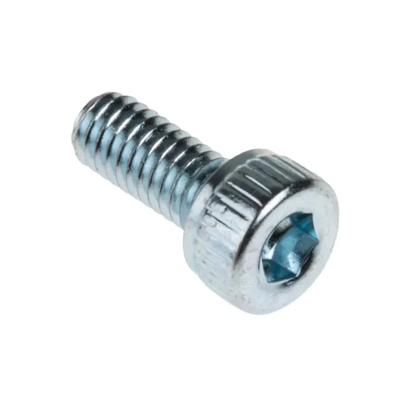 RS PRO Bright Zinc Plated Steel Hex Socket Cap Screw, Hex Socket Drive, M2.5 Thread x 6 mm Length 483-8124