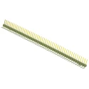 TE Connectivity AMPMODU MOD II Series Right Angle Through Hole Pin Header 50 Contacts 2.54mm Pitch 3A 750V 5-826631-0