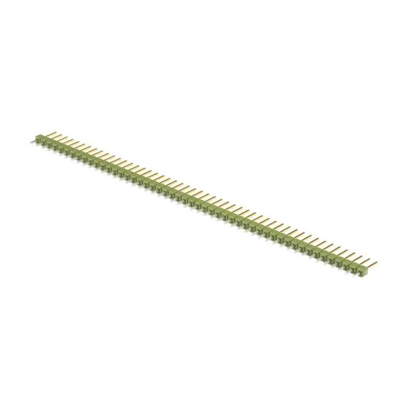 TE Connectivity AMPMODU MOD II Series Straight Through Hole Pin Header, 50 Contact(s), 2.54 mm Pitch, 1 Row 5-826629-0