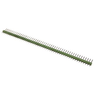 TE Connectivity AMPMODU MOD II Series Straight Through Hole Pin Header, 50 Contacts, 2.54 mm Pitch, 1 Row 5-826926-0