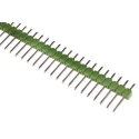 TE Connectivity AMPMODU MOD II Series Straight Through Hole Pin Header, 50 Contacts, 2.54 mm Pitch, 1 Row 5-826926-0