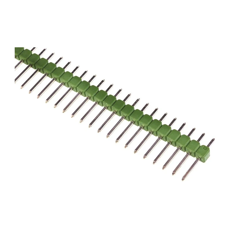 TE Connectivity AMPMODU MOD II Series Straight Through Hole Pin Header, 50 Contacts, 2.54 mm Pitch, 1 Row 5-826926-0