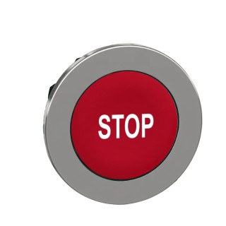 Schneider Electric Harmony Series Red Momentary Push Button Head, 30 mm Cutout, Metal, IP66 IP67 IP69K ZB4FA434