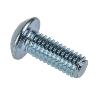RS PRO Bright Zinc Steel Hex Socket Button Screw M4 x 10 mm 483-9587