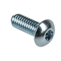 RS PRO Bright Zinc Steel Hex Socket Button Screw M4 x 10 mm 483-9587
