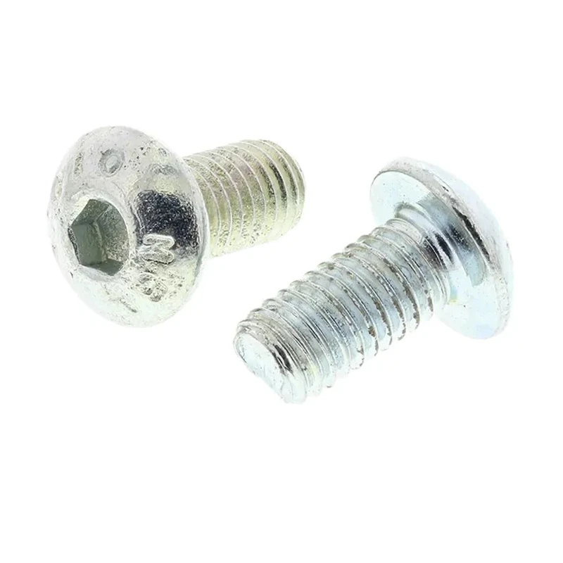 RS PRO Bright Zinc Steel Hex Socket Button Screw M5 x 10 mm 483-9616