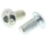 RS PRO Bright Zinc Steel Hex Socket Button Screw M5 x 10 mm 483-9616