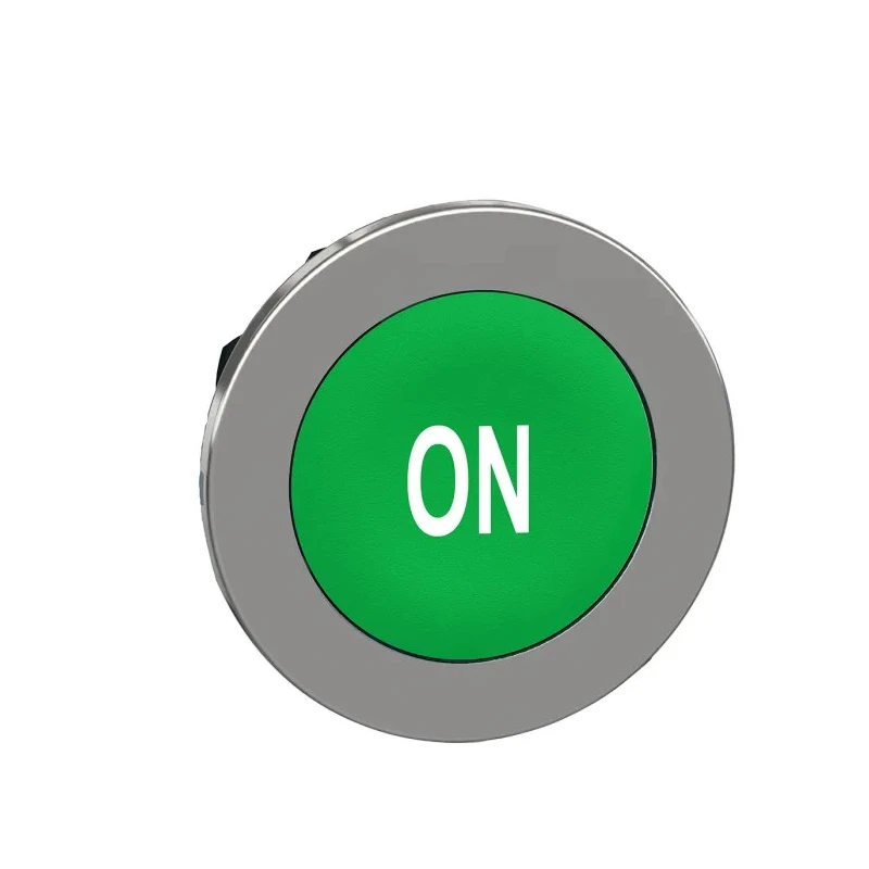 Schneider Electric Harmony Series Green Momentary Push Button Head 30 mm Cutout Metal IP66 IP67 IP69K ZB4FA341