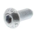 RS PRO Bright Zinc Steel Hex Socket Button Screw M5 x 12 mm 483-9622