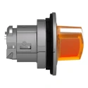 Schneider Electric ZB4 Series 2 Position Illuminated Selector Switch Head 30 mm Cutout Orange Handle IP66 IP69 IP67 ZB4FK1253