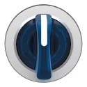 Schneider Electric 3 Position Illuminated Selector Switch Head, 30 mm Cutout, Blue Handle, IP69 IP66 IP67 ZB4FK1363