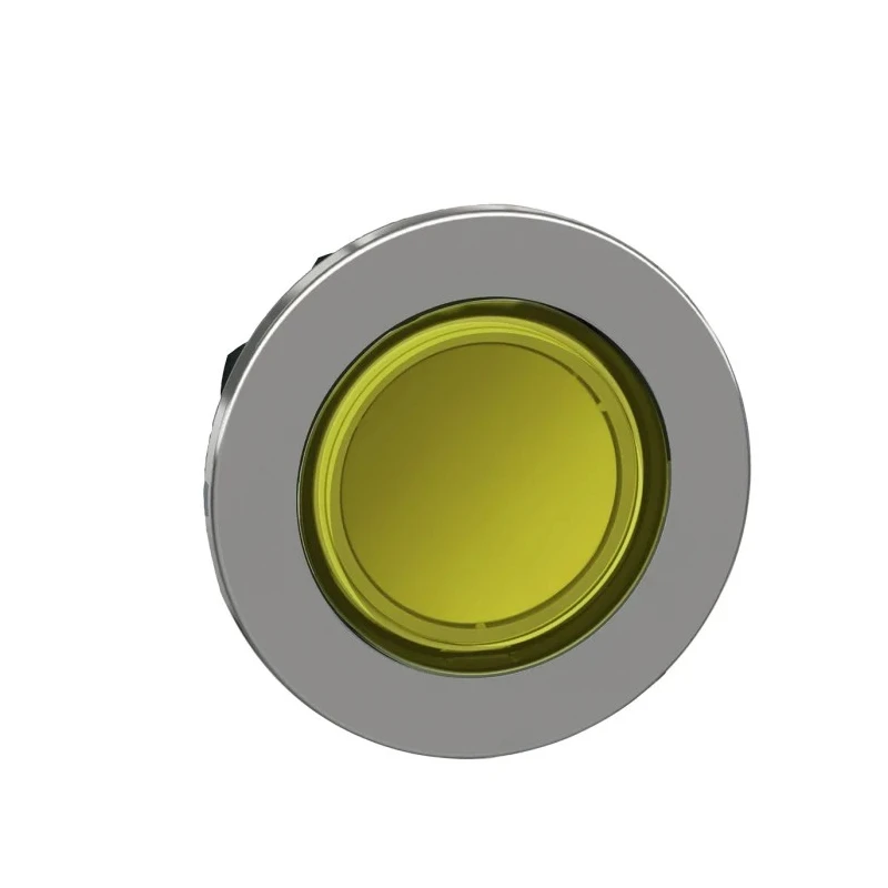 Schneider Electric Harmony Series Yellow Maintained Push Button Head 30 mm Cutout IP66 IP67 IP69K ZB4FH083