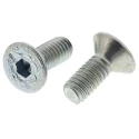 RS PRO Bright Zinc Plated Steel Hex Socket Countersunk Screw M4 x 10 mm 483-9795