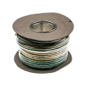 RS PRO 6491X Series Green Yellow Hook Up Wire 7x1.35 mm Strands 50m Polyvinyl Chloride 185-3908