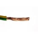 RS PRO 6491X Series Green Yellow Hook Up Wire 7x1.35 mm Strands 50m Polyvinyl Chloride 185-3908