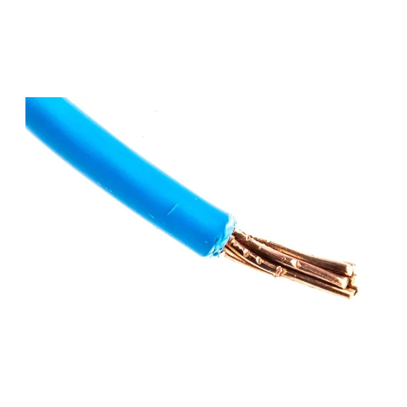 RS PRO 6491B Series Blue Hook Up Wire 7 x 1.7 mm Core Strands 100 m Thermoplastic Polyolefin 450/750V 90°C 185-3959