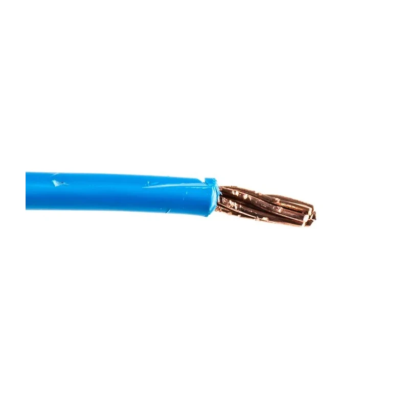 RS PRO 6491B Series Blue Hook Up Wire 7 x 1.7 mm Core Strands 100 m Thermoplastic Polyolefin 450/750V 90°C 185-3959
