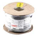 RS PRO 6491B Series Black Hook Up Wire 7x1.7 mm Core Strands, 100 m Length, Thermoplastic Polyolefin Jacket 185-3964