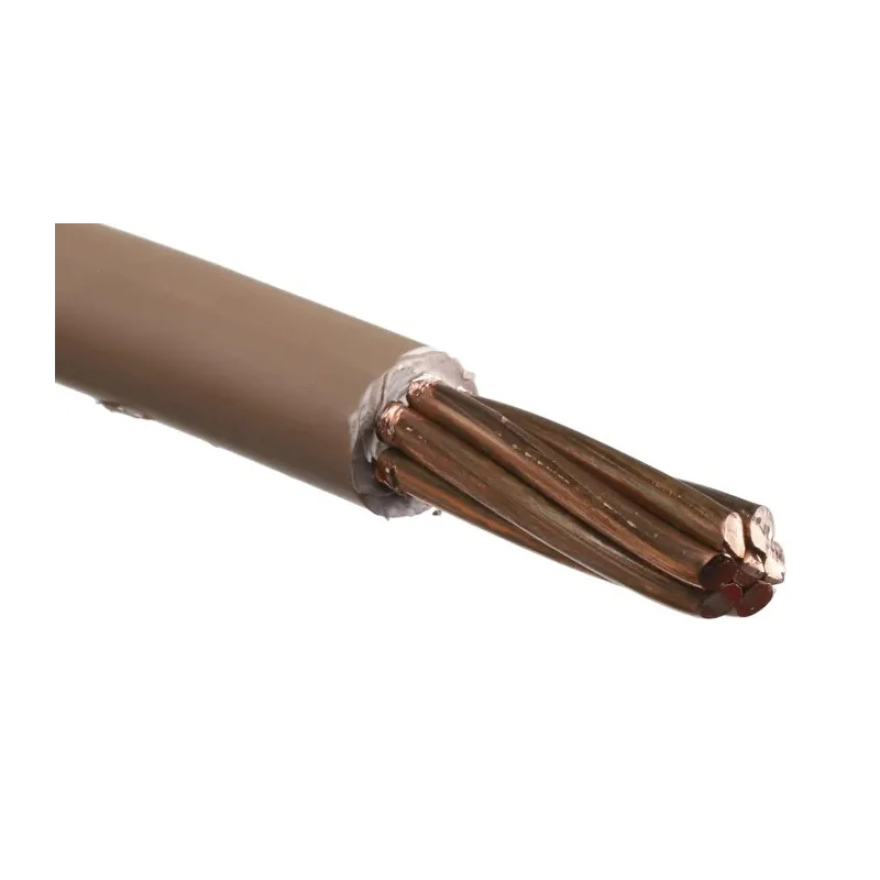 RS PRO 6491B Series Brown Hook Up Wire 7/2.52 mm Core Strands 50 m Thermoplastic Polyolefin 185-3981
