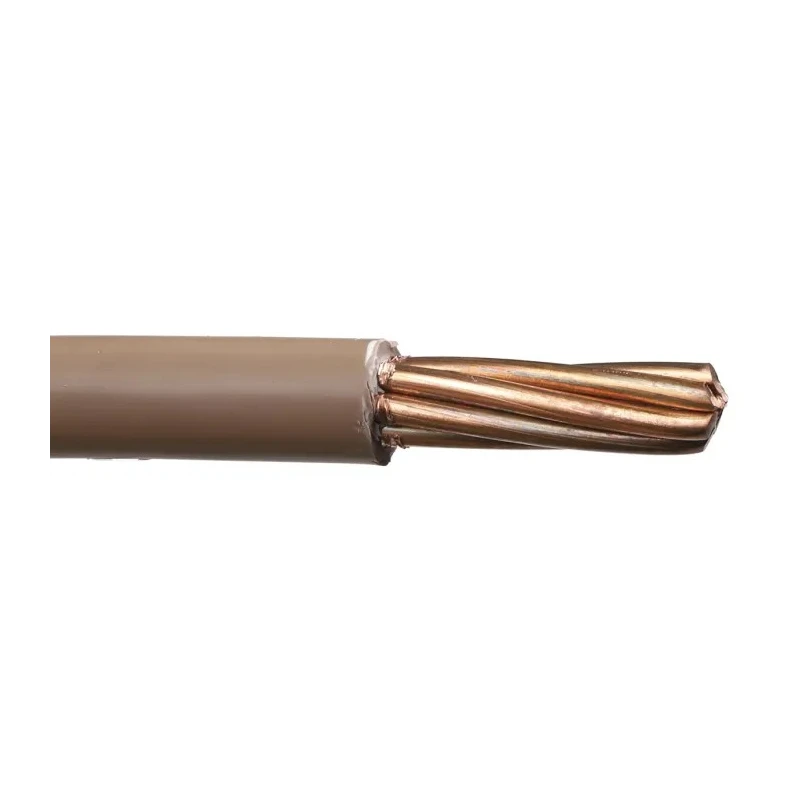 RS PRO 6491B Series Brown Hook Up Wire 7/2.52 mm Core Strands 50 m Thermoplastic Polyolefin 185-3981
