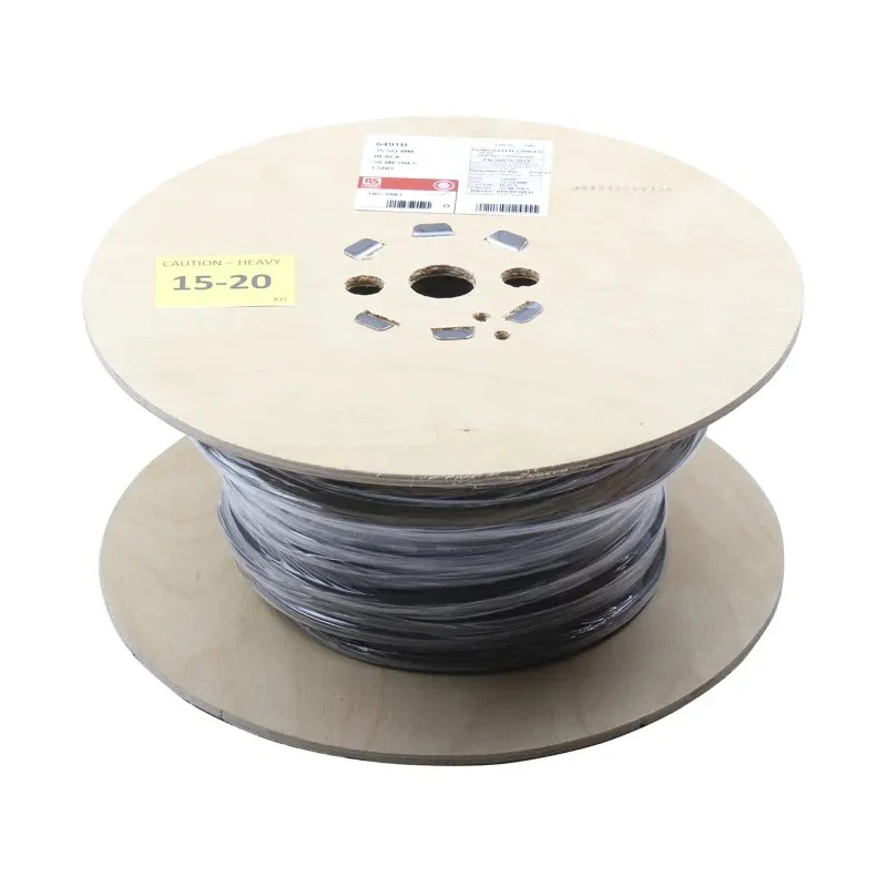 RS PRO 6491B Series Black Hook Up Wire 7 x 2.52 mm Core Strands, 50 m Length, Thermoplastic Polyolefin Jacket 185-3983