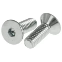RS PRO Bright Zinc Plated Steel Hex Socket Countersunk Screw M4 x 12 mm 483-9802