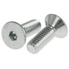 RS PRO Bright Zinc Plated Steel Hex Socket Countersunk Screw M4 x 12 mm 483-9802