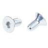 RS PRO Bright Zinc Plated Steel Hex Socket Countersunk Screw, Hex Socket Drive, M6 x 12 mm 483-9868