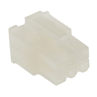 TE Connectivity Molex Mini-Fit Jr Female Crimp Connector Housing 4.2 mm Pitch 6 Way 2 Row Straight 39-01-2060