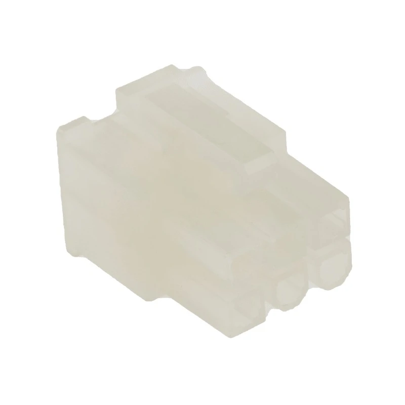 TE Connectivity Molex Mini-Fit Jr Female Crimp Connector Housing 4.2 mm Pitch 6 Way 2 Row Straight 39-01-2060