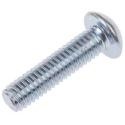 RS PRO Bright Zinc Steel Hex Socket Button Screw M4 x 16 mm 483-9600