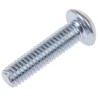 RS PRO Bright Zinc Steel Hex Socket Button Screw M4 x 16 mm 483-9600