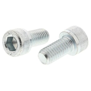 RS PRO Bright Zinc Plated Steel Hex Socket Cap Screw, M10 x 20 mm 484-0026