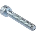 RS PRO Bright Zinc Plated Steel Hex Socket Cap Screw, Hex Socket, M5 x 30 mm 483-9997