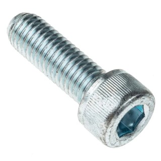 RS PRO Bright Zinc Plated Steel Hex Socket Cap Screw, Hex Socket Drive, M10 x 25 mm 484-0032