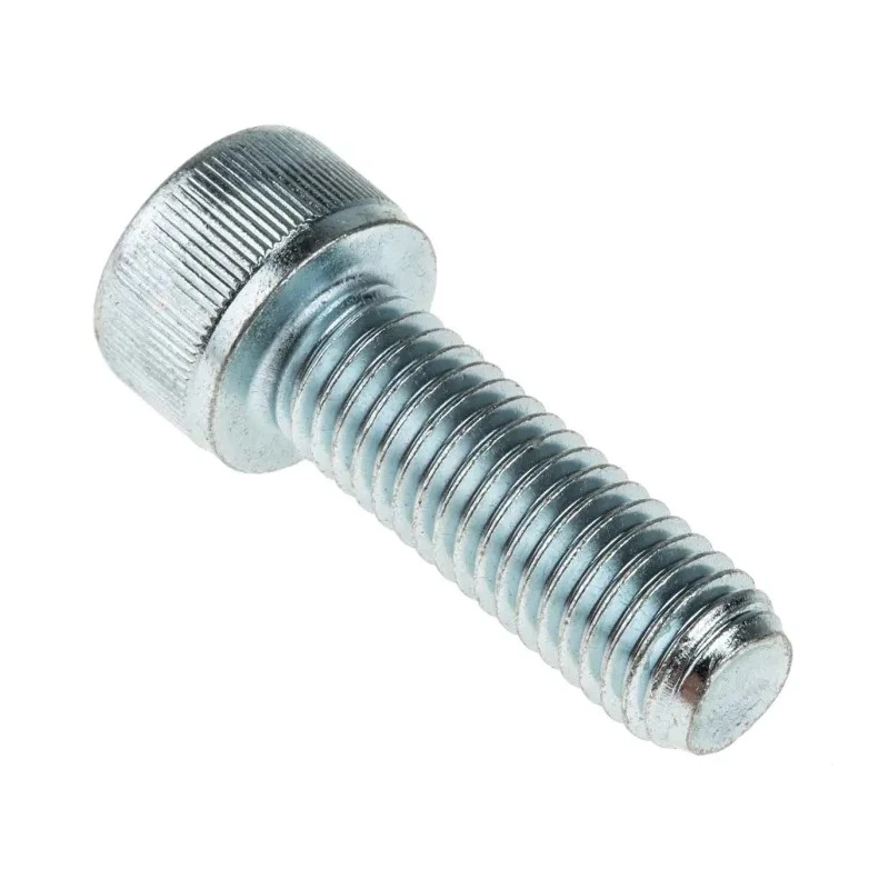 RS PRO Bright Zinc Plated Steel Hex Socket Cap Screw M10 x 30 mm 484-0054