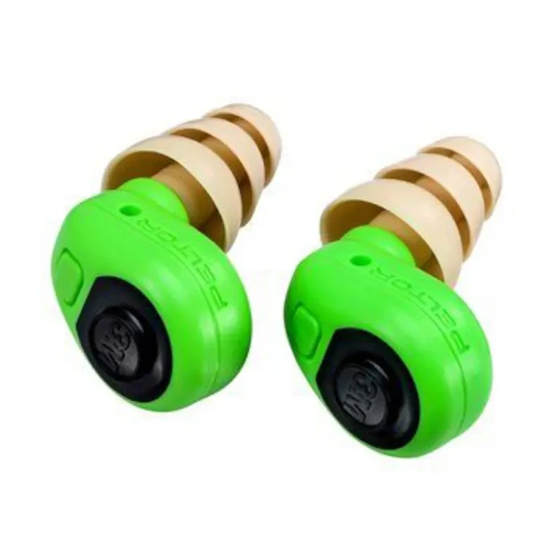3M Peltor Listen Only Electronic Ear Plugs Ear Plug, 32 dB, Green EEP-100EU