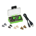 3M Peltor Listen Only Electronic Ear Plugs Ear Plug, 32 dB, Green EEP-100EU