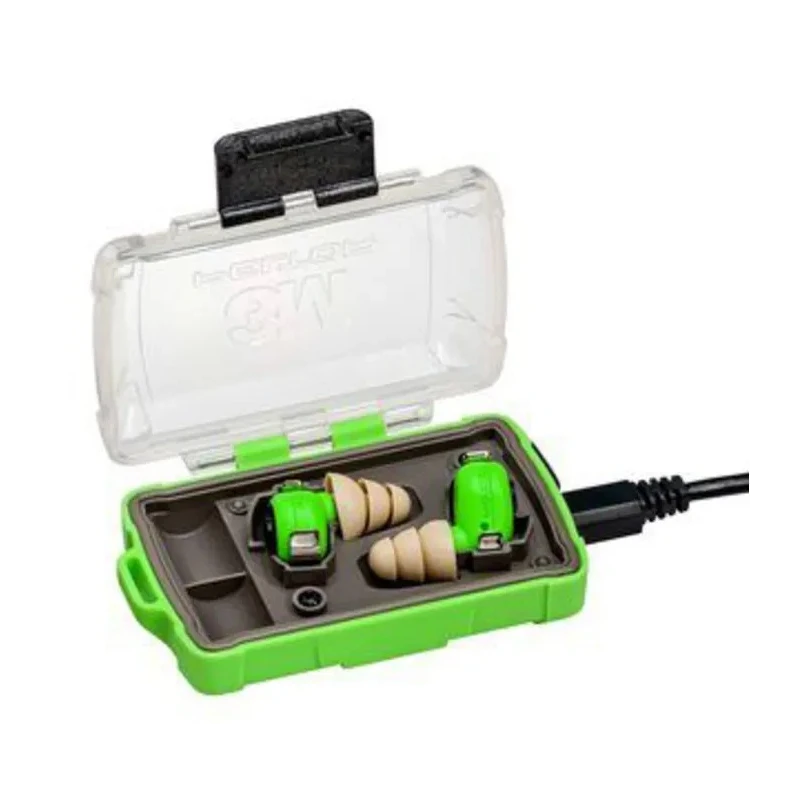3M Peltor Listen Only Electronic Ear Plugs Ear Plug, 32 dB, Green EEP-100EU