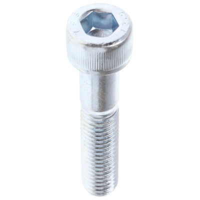 RS PRO Bright Zinc Plated Steel Hex Socket Cap Screw M10 x 50 mm 484-0076