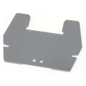 Entrelec ECP Series Grey Partition Plate for Use with DIN Rail Terminal Blocks 1SNA113690R2100