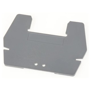 Entrelec ECP Series Grey Partition Plate for Use with DIN Rail Terminal Blocks 1SNA113690R2100