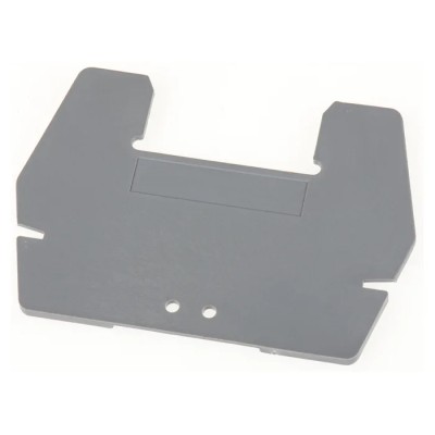 Entrelec ECP Series Grey Partition Plate for Use with DIN Rail Terminal Blocks 1SNA113690R2100
