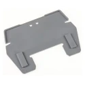Entrelec ECP Series Grey Partition Plate for Use with DIN Rail Terminal Blocks 1SNA113690R2100