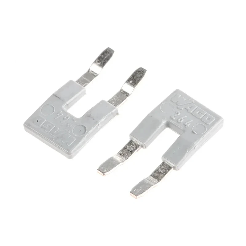 WAGO 264 Series Jumper Bar for Use with 264 Series Terminal Blocks 16A Light Grey Polyamide 66 264-402