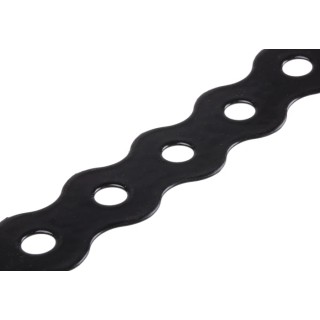RS PRO Polyvinyl Chloride Coated Galvanised Steel Fixing Strap 10 m Length x 26 mm Width 484-7049