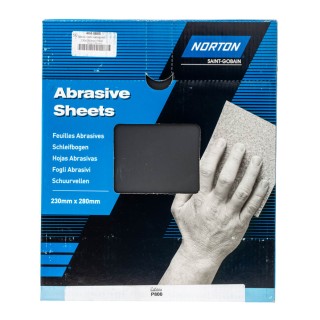 Norton Silicon Carbide Abrasive Sanding Sheet 280mm x 230mm P800 Grit Very Fine Grade 63642533000