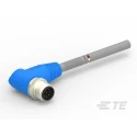 TE Connectivity Sensor Actuator Cable Male 8 Way Right Angle to Unterminated, 3m T4161220008-004