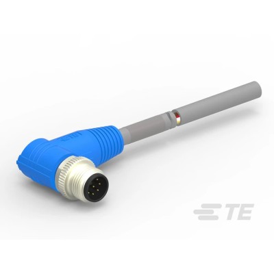 TE Connectivity Sensor Actuator Cable Male 8 Way Right Angle to Unterminated, 3m T4161220008-004