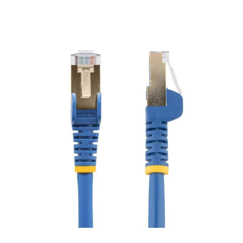 StarTech.com Cat6a Ethernet Cable 2 m Shielded Screened Blue PVC 10Gbit/s 